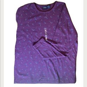 Genuine Sonoma - Purple Long-Sleeve Sweatshirt